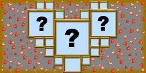 Coração com foto de 17 Amigos. Construa o Seu!