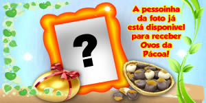 Moldura - Já estou disponível pra receber ovos de Pascoa!
