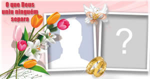 Linda moldura de amor. Faça a sua!