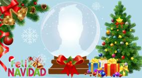 ¡Globo de Navidad con tu foto del perfil!