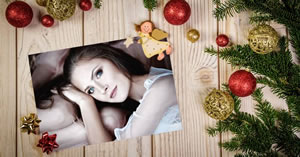 Beautiful photo frame with Christmas theme! Add a photo from your album!