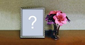 Montaj fotografic frumos cu rama foto + vaza de flori! Adăugați fotografia