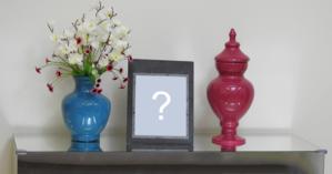 Montagem de foto com vasos e porta retrato! Faça a sua