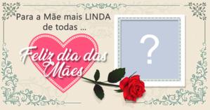 Surpreenda sua mãe com um lindo cartão de dia das mães com a foto dela!