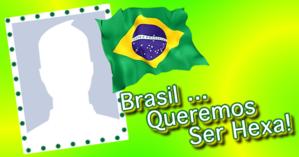 Campanha Brasil queremos ser Hexa. Participe se você tbm é um Torcedor de Coração!