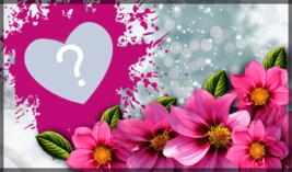 Linda Moldura com Flores para você por sua Foto!