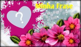 Linda Moldura de Flor para você escrever. Faça a sua e escreva o que quiser!