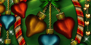 Linda Moldura com guirlanda de Natal. Adicione sua Foto!