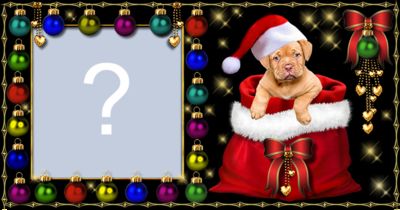 Linda Moldura de Natal para você adicionar sua foto!