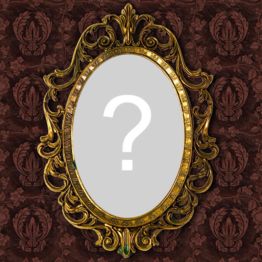 Sua foto na moldura dourada com efeito preto e branco. Escolha uma foto