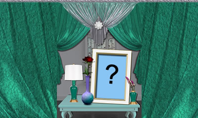 Porta Retrato encima da mesinha. Adicione uma foto!