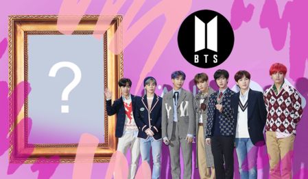 Moldura do K-Pop BTS. Adicione uma foto sua!