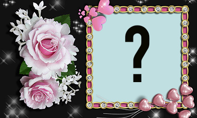 Frumoasa ramă de trandafiri. Adăugați o fotografie pentru a face a ta!