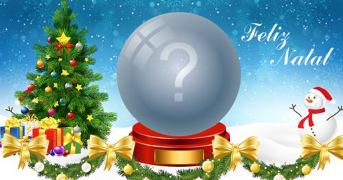 Coloque sua foto favorita neste lindo globo de natal!