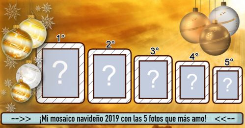 ¡Crea tu mosaico navideño 2019 con las fotos que más te gustan!