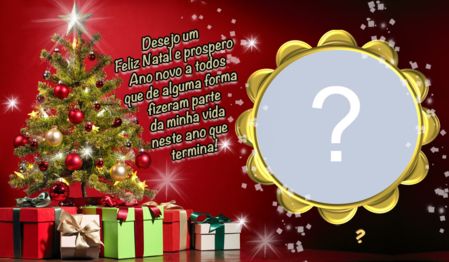 Lindo Cartão com mensagem de Natal e foto. Faça o seu! Lindo Cartão com mensagem de Natal e foto. Faça o seu!