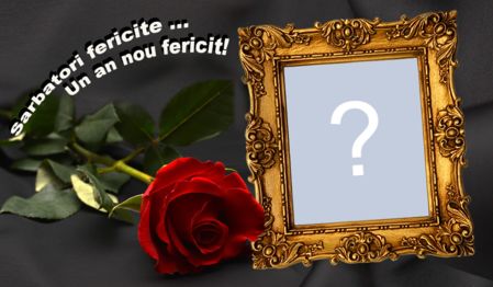 Cadru de an nou fericit. Adăugați-vă fotografia!