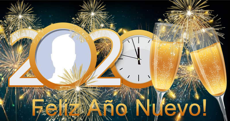 ¡Marco de feliz 2020 com tu foto de perfil!