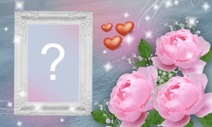 Linda Moldura com Rosas para você adicionar a sua foto!