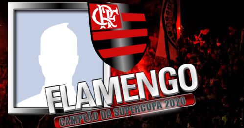Moldura Flamengo campeão da Supercopa 2020 com sua foto do perfil. Faça a sua!