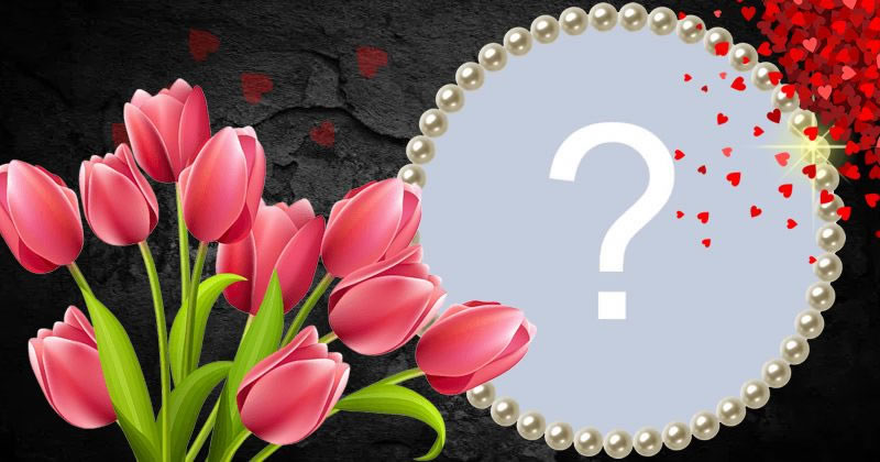 Adaugă fotografia ta preferată în această frumoasă ramă de flori!