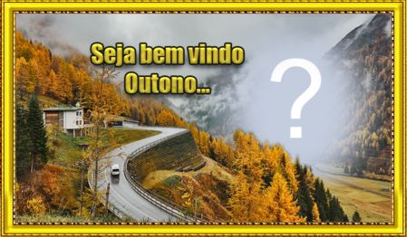 Linda montagem para a chegada do outono. Adicione a sua foto!