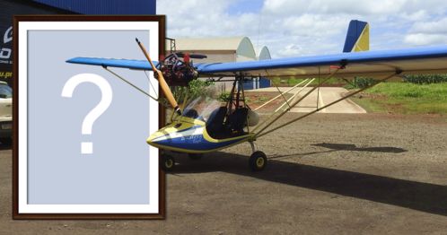 Moldura para foto com Ultraleve Orion. Adicione uma foto!