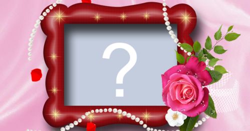 Linda moldura rosa !