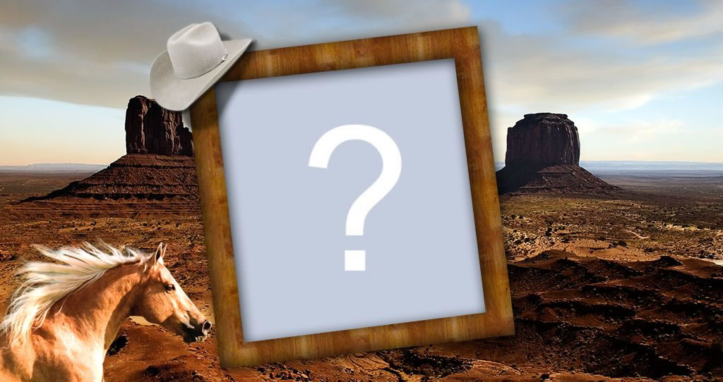 Moldura de paisagem no deserto. crie a sua!