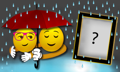 Moldura mom Smileys apaixonados. Faça com a sua foto!