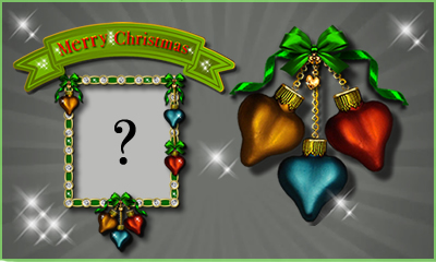 Moldura com frase de Natal Merry Christmas. Adicione a sua foto!