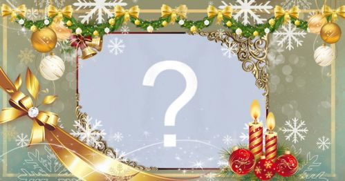 Moldura de natal dourada. Moldura de natal dourada.