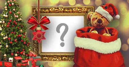 Linda Moldura com Arvore de Natal. Adicione a sua foto!