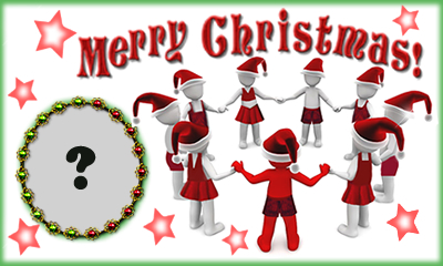 Linda moldura de Natal escrito Merry Christmas. Adicione a sua foto! Linda moldura de Natal escrito Merry Christmas. Adicione a sua foto!