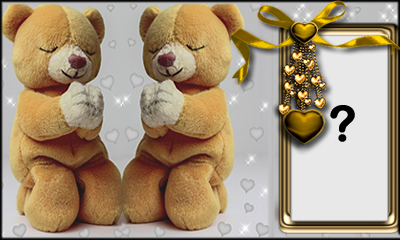 Moldura com frase de Oração. Adicione uma foto!