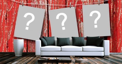 Moldura sala de estar antiga para 3 fotos!