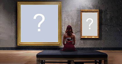 Como ficaria sua foto exposta em um museu?