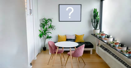 Coloque sua foto na parede de uma linda casa Coloque sua foto na parede de uma linda casa