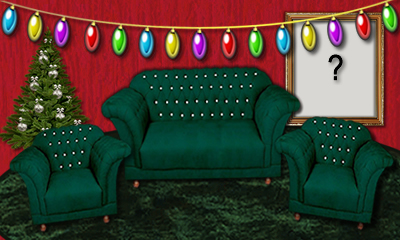 Linda moldura de Natal. Adicione uma foto!