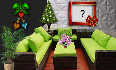 Linda moldura com sala decorada para o Natal. Adicione a sua foto! Linda moldura com sala decorada para o Natal. Adicione a sua foto!