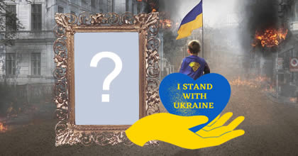 Moldura de Apoio à Ucrânia. Adicione sua Foto!