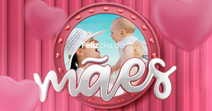 Linda moldura do dia das Mães. Adicione sua foto!