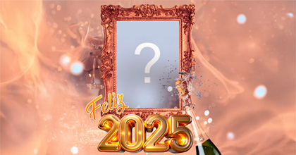 Moldura de Feliz Ano Novo 2025. Adicione sua Foto legal