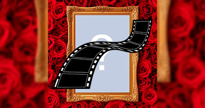 Crie um lindo video com sua foto na moldura dourada, e rosas vermelhas!