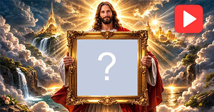 Crie um lindo video com Jesus segurando sua foto nas mãos! 😭🙏