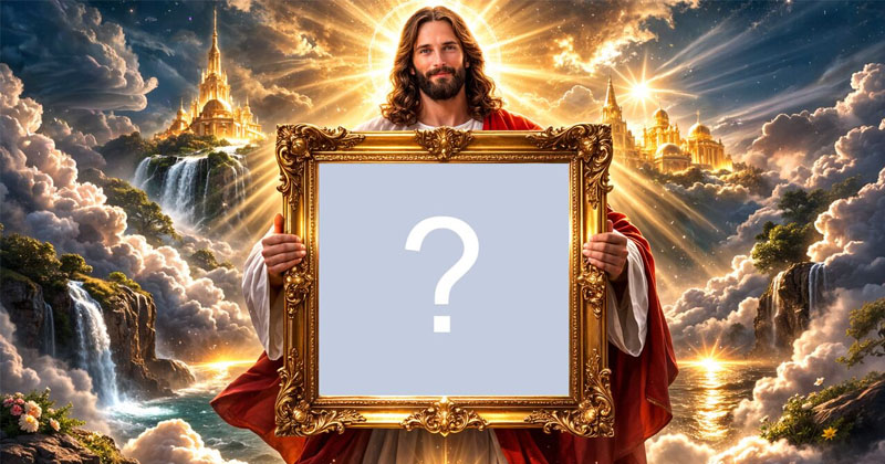 Crie um lindo video com Jesus segurando sua foto nas mãos! 😭🙏