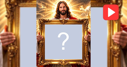 Lindo video com Jesus segurando sua foto. Faça o seu! 😭🙏