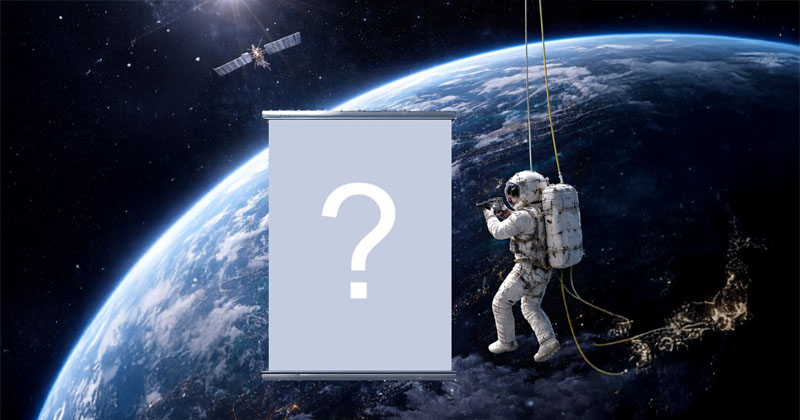 ¡Crea un video espacial con tu foto flotando en el espacio con un astronauta y un satélite!