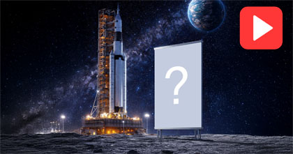 🚀 Crie um video com sua foto na lua, durante o lançamento de um foguete! 👩‍🚀