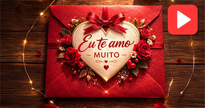 💕Crie um lindo cartão de amor, em video para mandar para alguém que você ama! 🥰